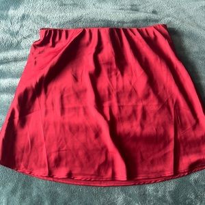 Satin skirt